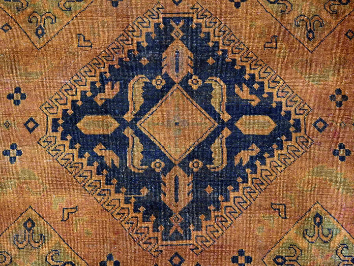 7'11" x 9'5" New Hand Knotted Overdyed Wool Rectangle Oriental Rug - MOA10220014