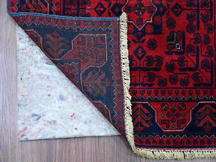 2'6" x 21'6" New Hand Knotted Red Wool Runner Oriental Rug - MOA10220021