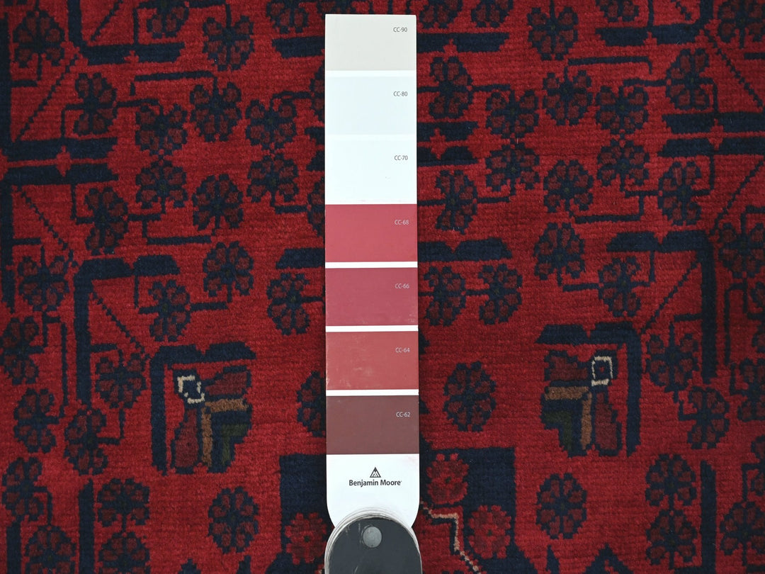 2'6" x 21'6" New Hand Knotted Red Wool Runner Oriental Rug - MOA10220021