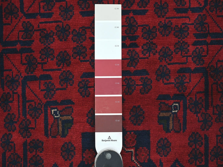 2'6" x 21'6" New Hand Knotted Red Wool Runner Oriental Rug - MOA10220021