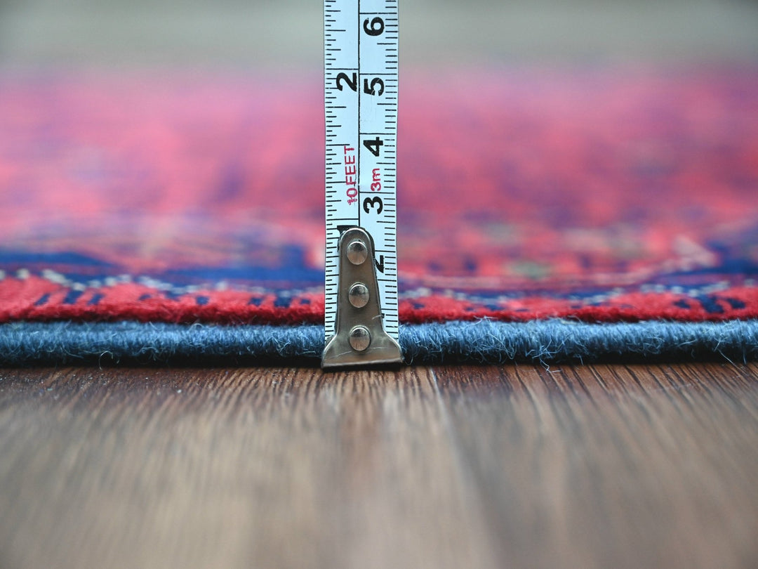 2'6" x 21'6" New Hand Knotted Red Wool Runner Oriental Rug - MOA10220021