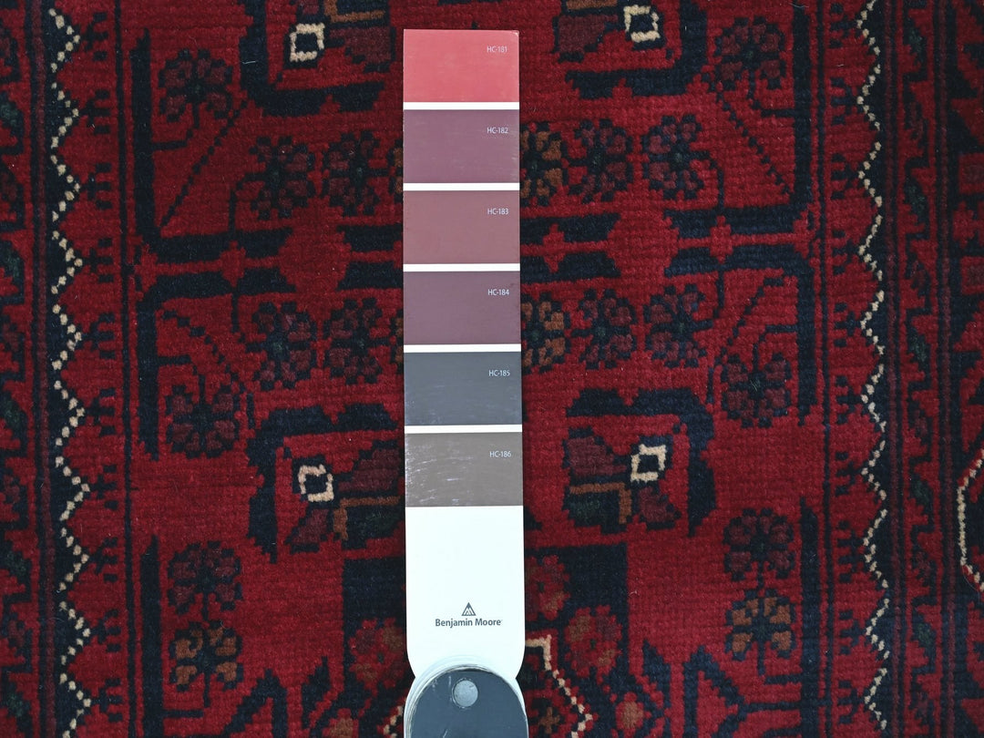 2'5" x 19'2" New Hand Knotted Red Wool Runner Oriental Rug - MOA10220023