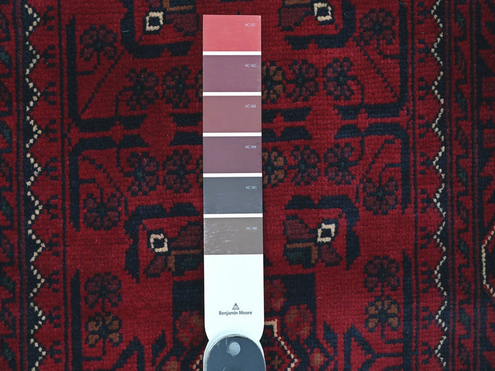 2'5" x 19'2" New Hand Knotted Red Wool Runner Oriental Rug - MOA10220023