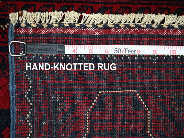 2'5" x 19'2" New Hand Knotted Red Wool Runner Oriental Rug - MOA10220023
