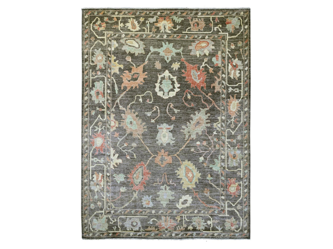 10'0" x 13'5" New Hand Knotted Brown Wool Rectangle Oriental Rug - MOA10220093