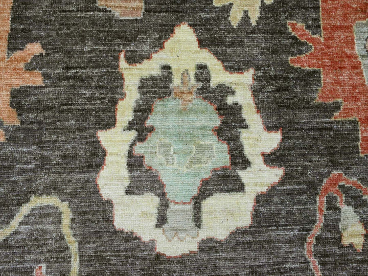10'0" x 13'5" New Hand Knotted Brown Wool Rectangle Oriental Rug - MOA10220093
