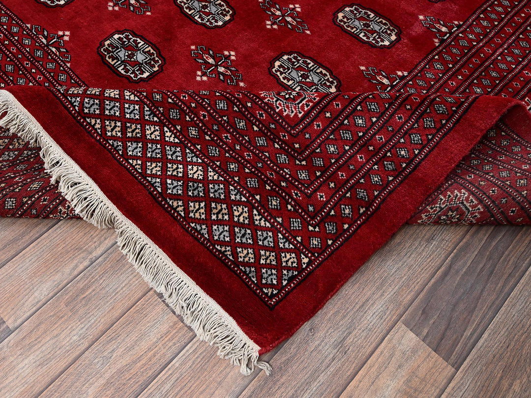 10'4" x 14'4" New Hand Knotted Red Wool Rectangle Oriental Rug - MOA1022011