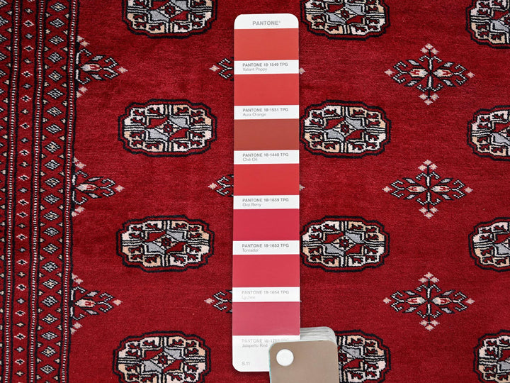 10'4" x 14'4" New Hand Knotted Red Wool Rectangle Oriental Rug - MOA1022011