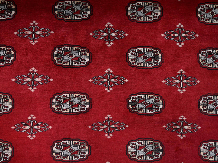 10'4" x 14'4" New Hand Knotted Red Wool Rectangle Oriental Rug - MOA1022011