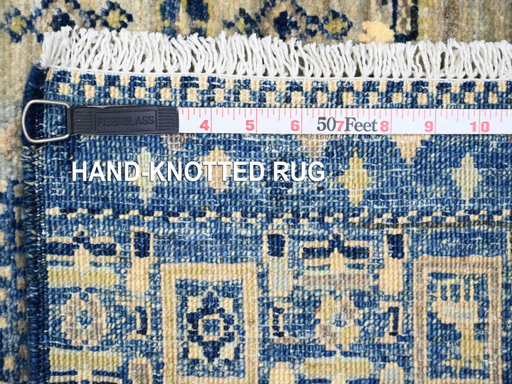 2'6" x 9'8" New Hand Knotted Blue Wool Runner Oriental Rug - MOA10220125