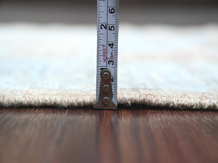 2'9" x 9'6" New Hand Knotted Brown Wool Runner Oriental Rug - MOA10220129