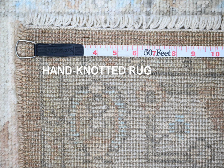 2'9" x 9'6" New Hand Knotted Brown Wool Runner Oriental Rug - MOA10220129