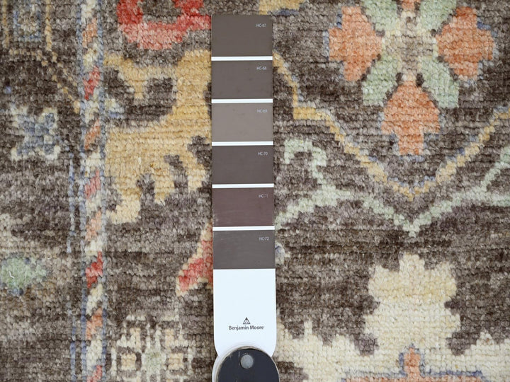 2'11" x 5'10" New Hand Knotted Brown Wool Rectangle Oriental Rug - MOA10220138