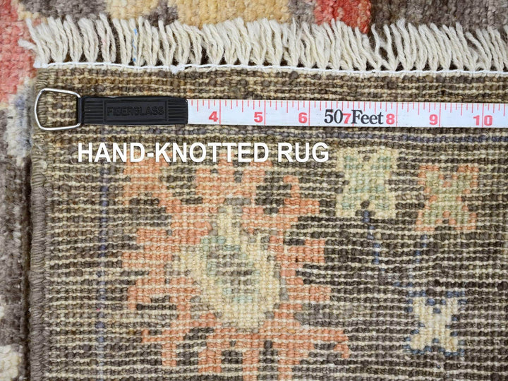 2'11" x 5'10" New Hand Knotted Brown Wool Rectangle Oriental Rug - MOA10220138