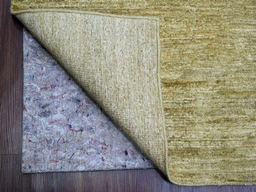 8'9" x 11'7" New Hand Knotted Brown Wool Rectangle Oriental Rug - MOA10220139