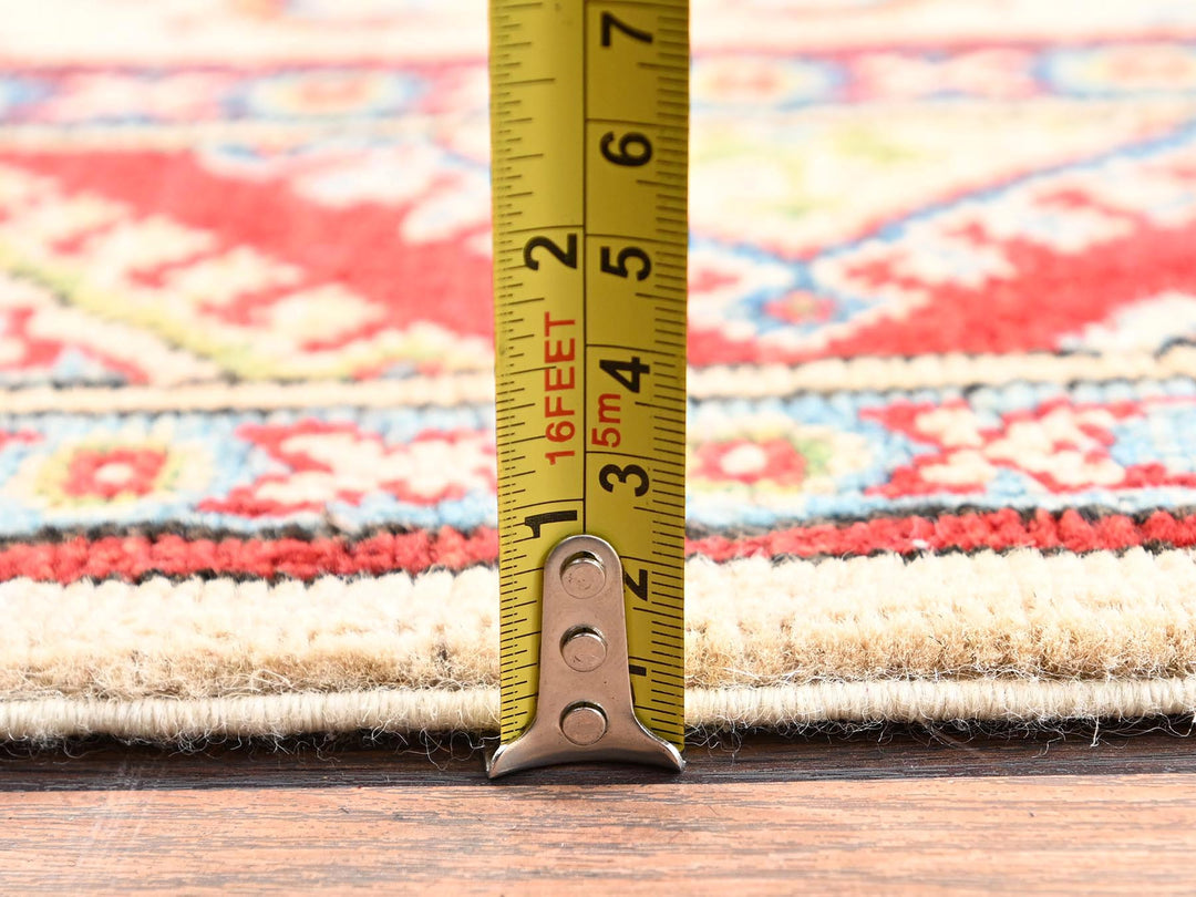 2'9" x 15'5" New Hand Knotted Ivory Wool Runner Oriental Rug - MOA1022013