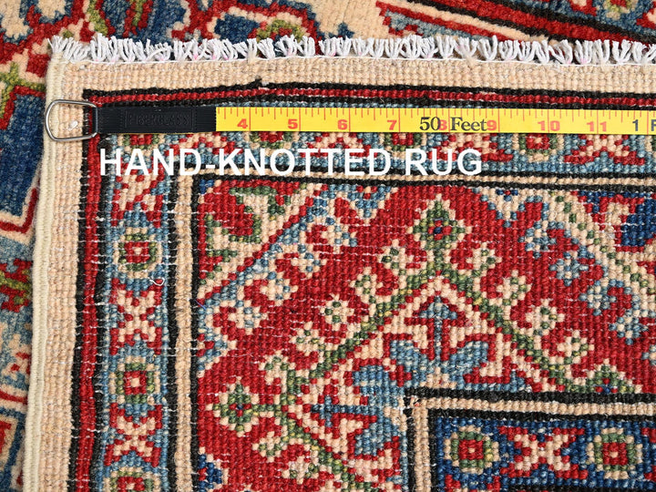 3'0" x 15'5" New Hand Knotted Ivory Wool Runner Oriental Rug - MOA1022016