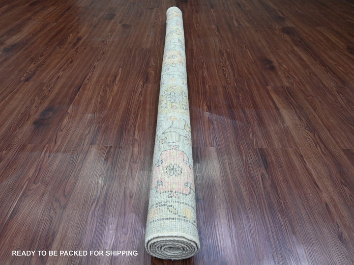 6'0" x 6'1" New Hand Knotted Grey Wool Square Oriental Rug - MOA10220202