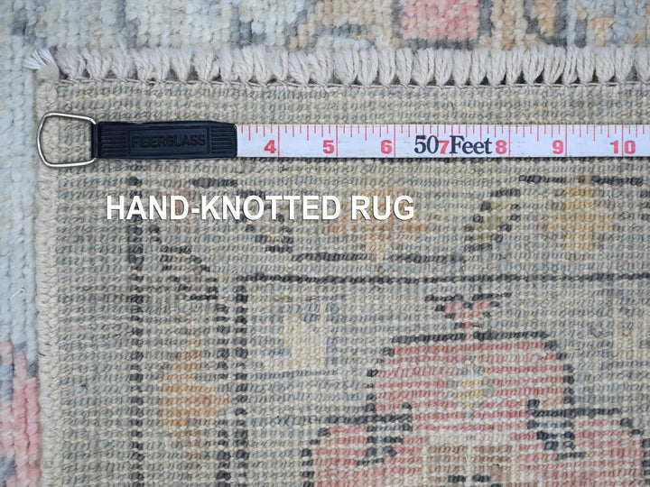 6'0" x 6'1" New Hand Knotted Grey Wool Square Oriental Rug - MOA10220202