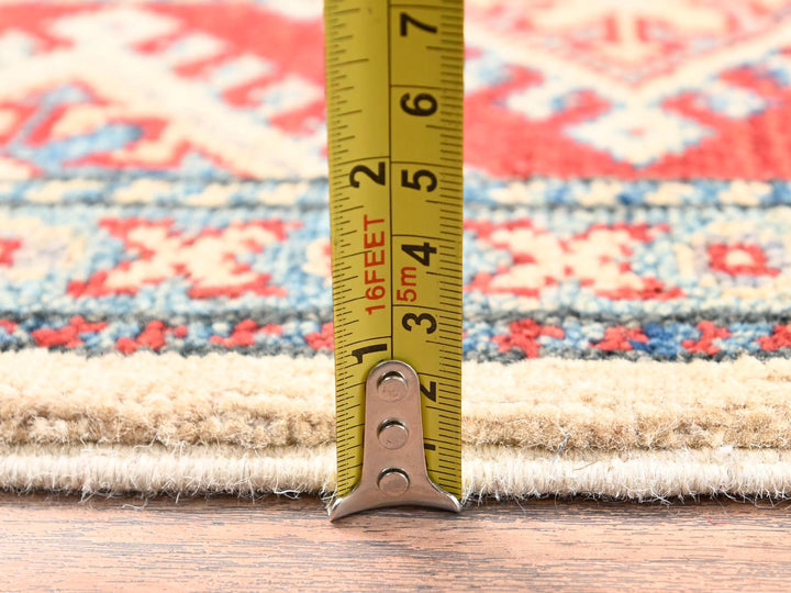 2'11" x 15'3" New Hand Knotted Ivory Wool Runner Oriental Rug - MOA1022021