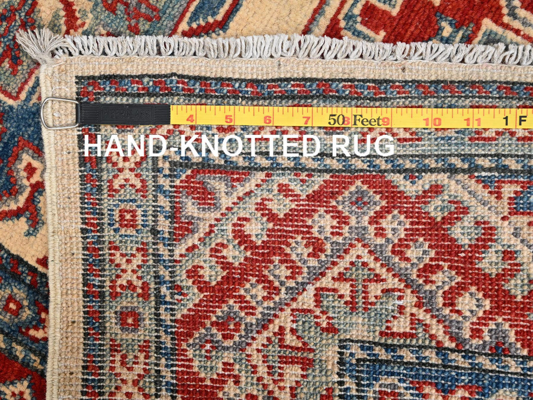 2'11" x 15'3" New Hand Knotted Ivory Wool Runner Oriental Rug - MOA1022021