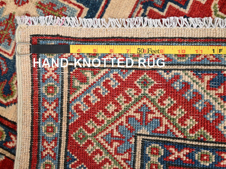 2'9" x 15'4" New Hand Knotted Ivory Wool Runner Oriental Rug - MOA1022022