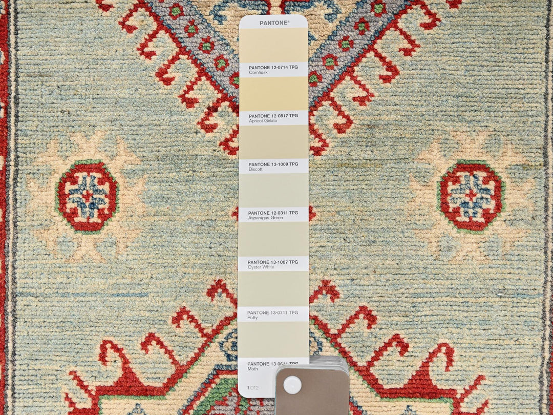 2'10" x 13'7" New Hand Knotted Ivory Wool Runner Oriental Rug - MOA1022023