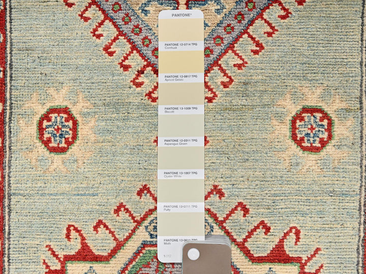 2'10" x 13'7" New Hand Knotted Ivory Wool Runner Oriental Rug - MOA1022023