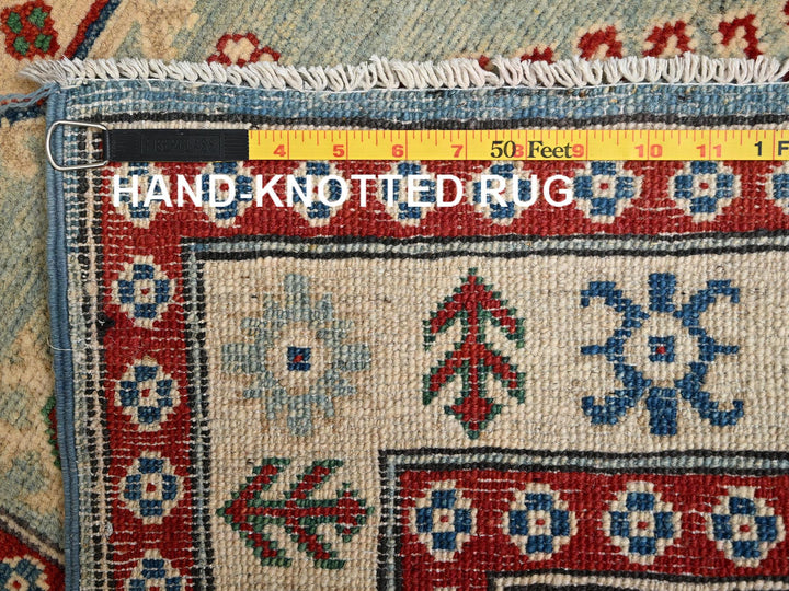 2'10" x 13'7" New Hand Knotted Ivory Wool Runner Oriental Rug - MOA1022023