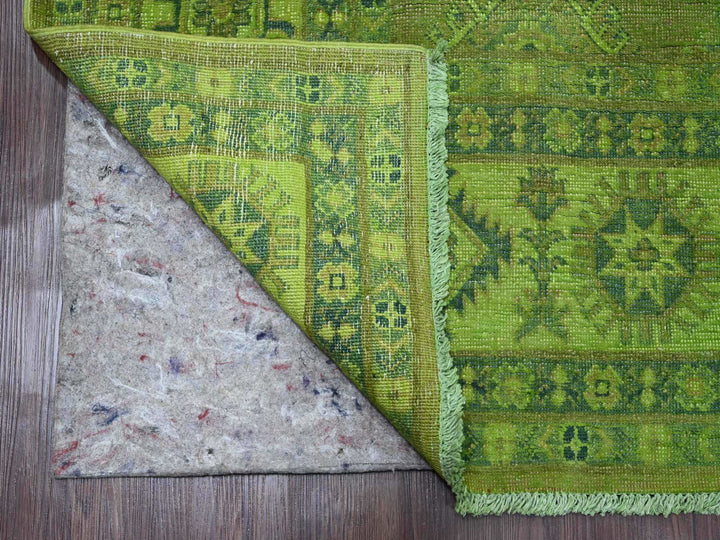 7'11" x 9'8" New Hand Knotted Overdyed Wool Rectangle Oriental Rug - MOA10220246