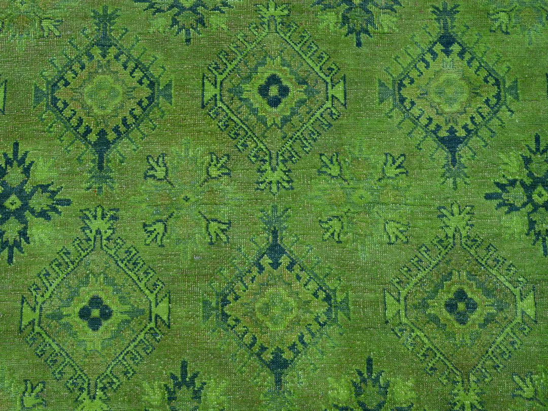 7'11" x 9'8" New Hand Knotted Overdyed Wool Rectangle Oriental Rug - MOA10220246