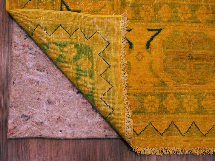 8'6" x 11'4" New Hand Knotted Overdyed Wool Rectangle Oriental Rug - MOA10220248