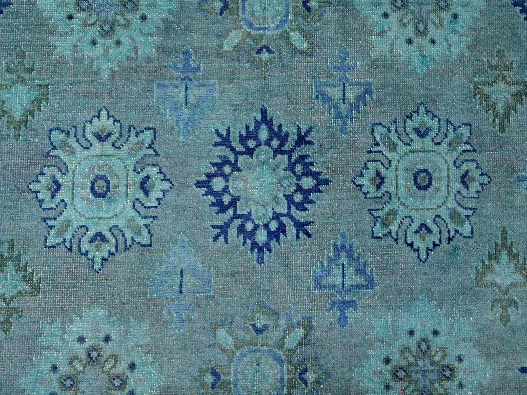 7'11" x 9'8" New Hand Knotted Overdyed Wool Rectangle Oriental Rug - MOA10220249