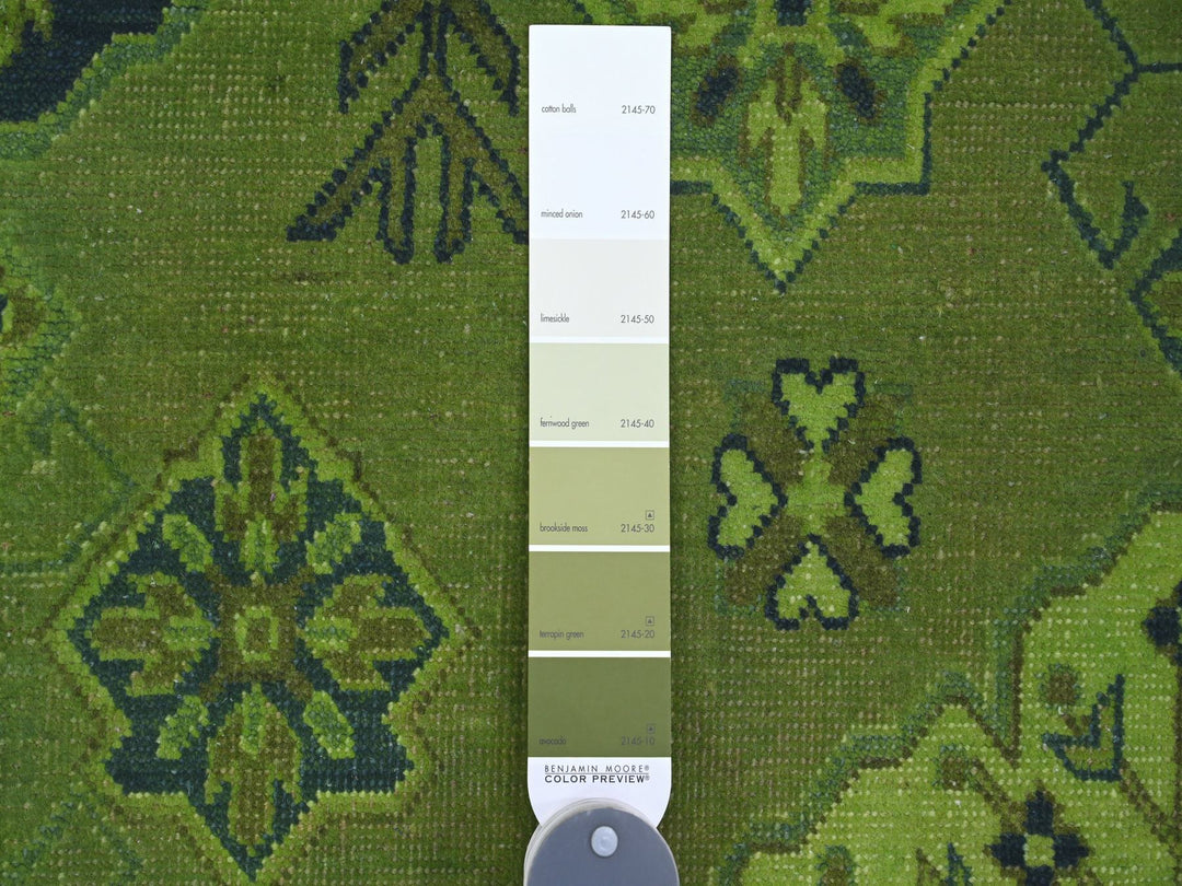 7'5" x 10'0" New Hand Knotted Overdyed Wool Rectangle Oriental Rug - MOA10220250