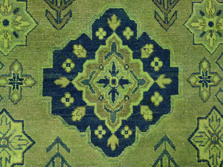 7'5" x 10'0" New Hand Knotted Overdyed Wool Rectangle Oriental Rug - MOA10220250
