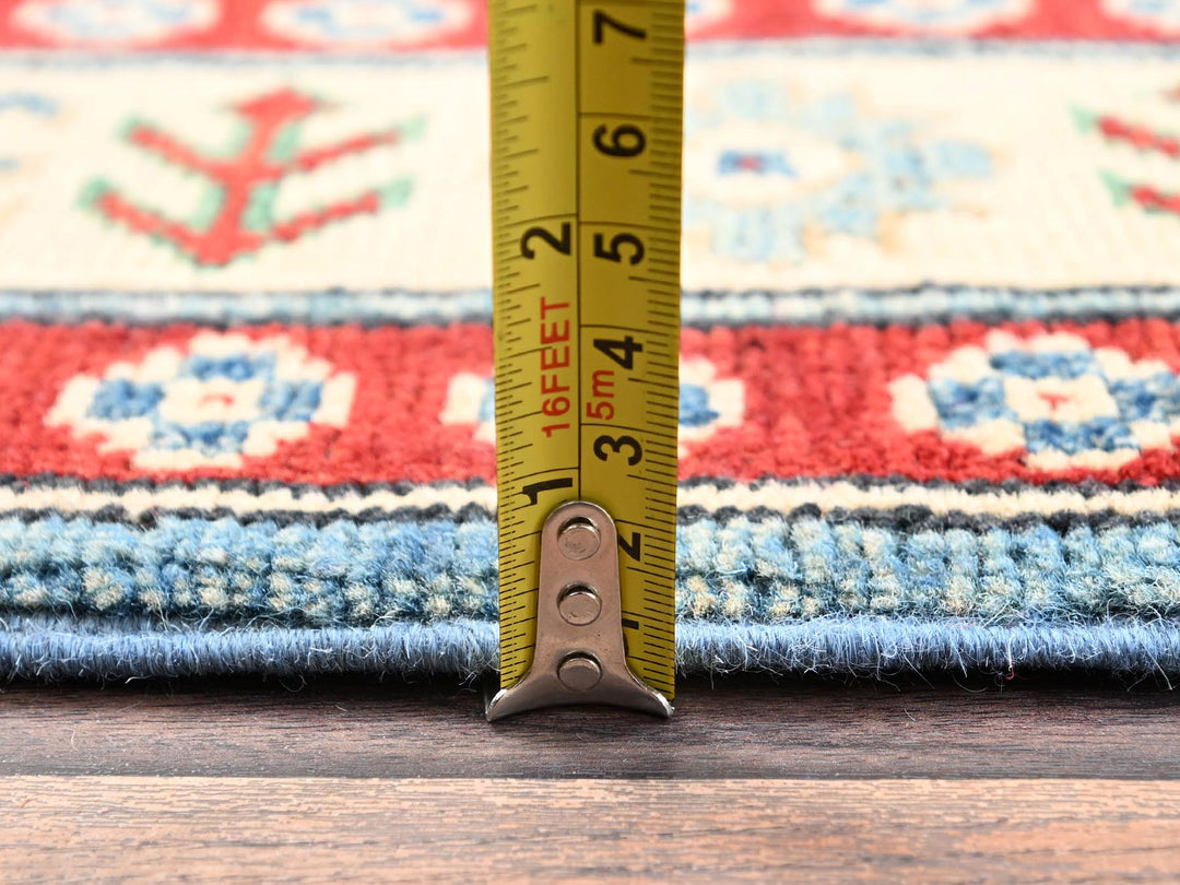 2'11" x 13'8" New Hand Knotted Beige Wool Runner Oriental Rug - MOA1022025