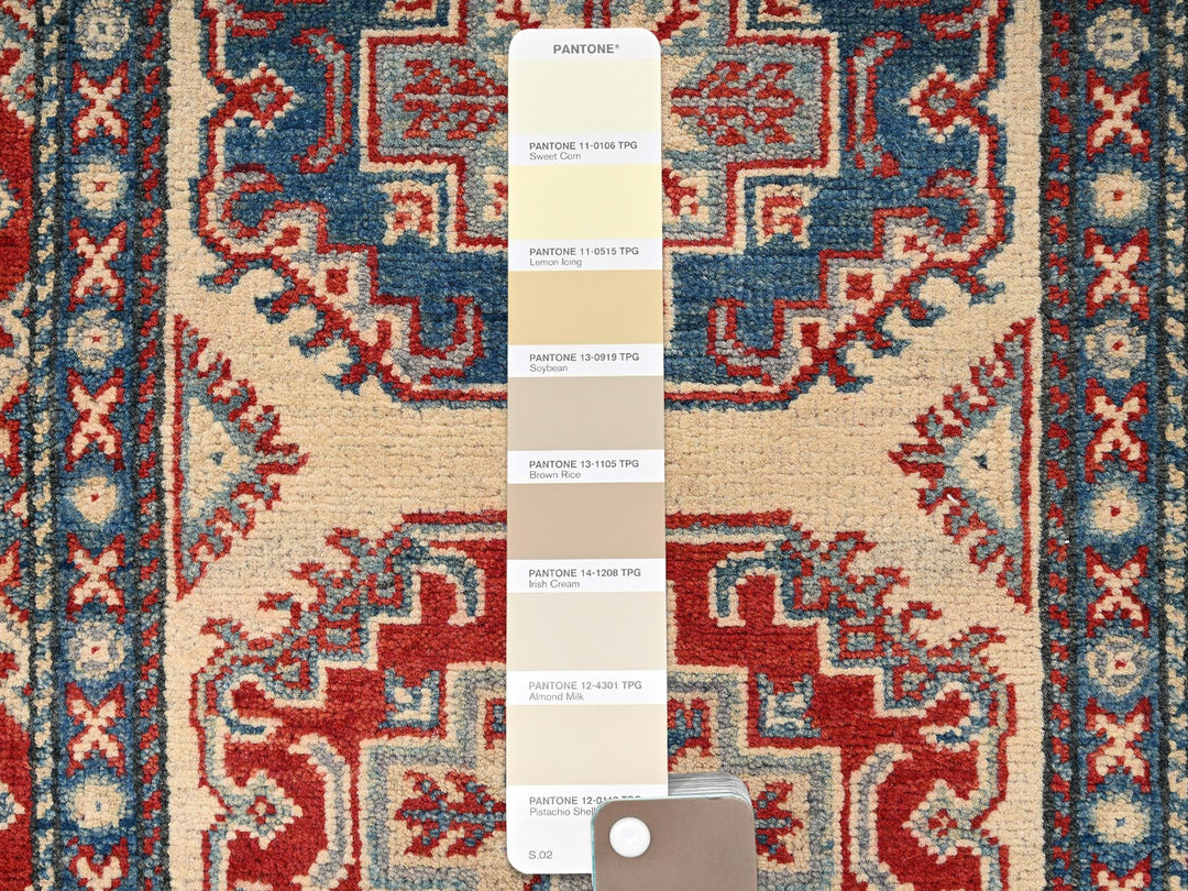 2'9" x 15'4" New Hand Knotted Ivory Wool Runner Oriental Rug - MOA1022026