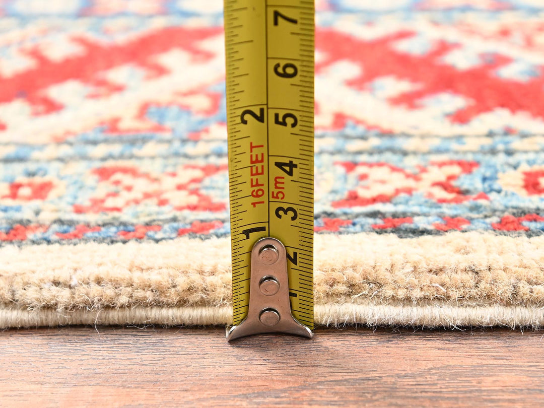 2'9" x 15'4" New Hand Knotted Ivory Wool Runner Oriental Rug - MOA1022026