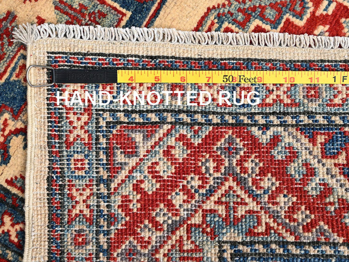 2'9" x 15'4" New Hand Knotted Ivory Wool Runner Oriental Rug - MOA1022026