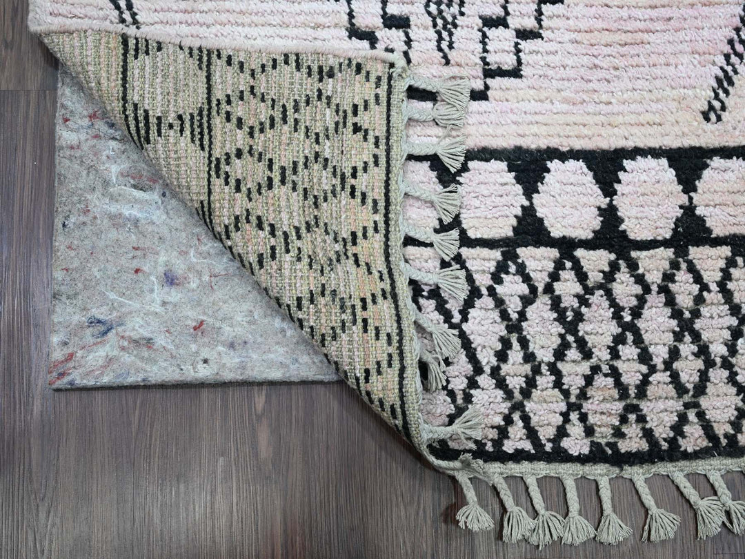 2'10" x 15'8" New Hand Knotted Ivory Wool Runner Oriental Rug - MOA10220277
