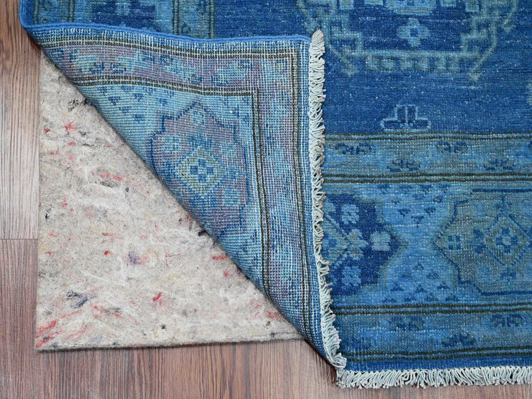 5'9" x 8'7" New Hand Knotted Overdyed Wool Rectangle Oriental Rug - MOA10220281