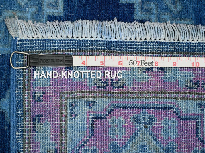 5'9" x 8'7" New Hand Knotted Overdyed Wool Rectangle Oriental Rug - MOA10220281