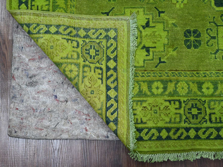 4'8" x 6'3" New Hand Knotted Overdyed Wool Rectangle Oriental Rug - MOA10220282