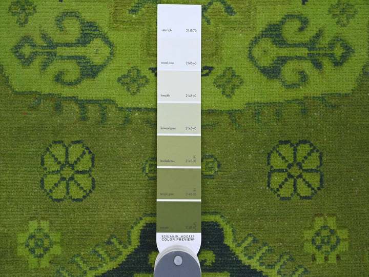 4'8" x 6'3" New Hand Knotted Overdyed Wool Rectangle Oriental Rug - MOA10220282