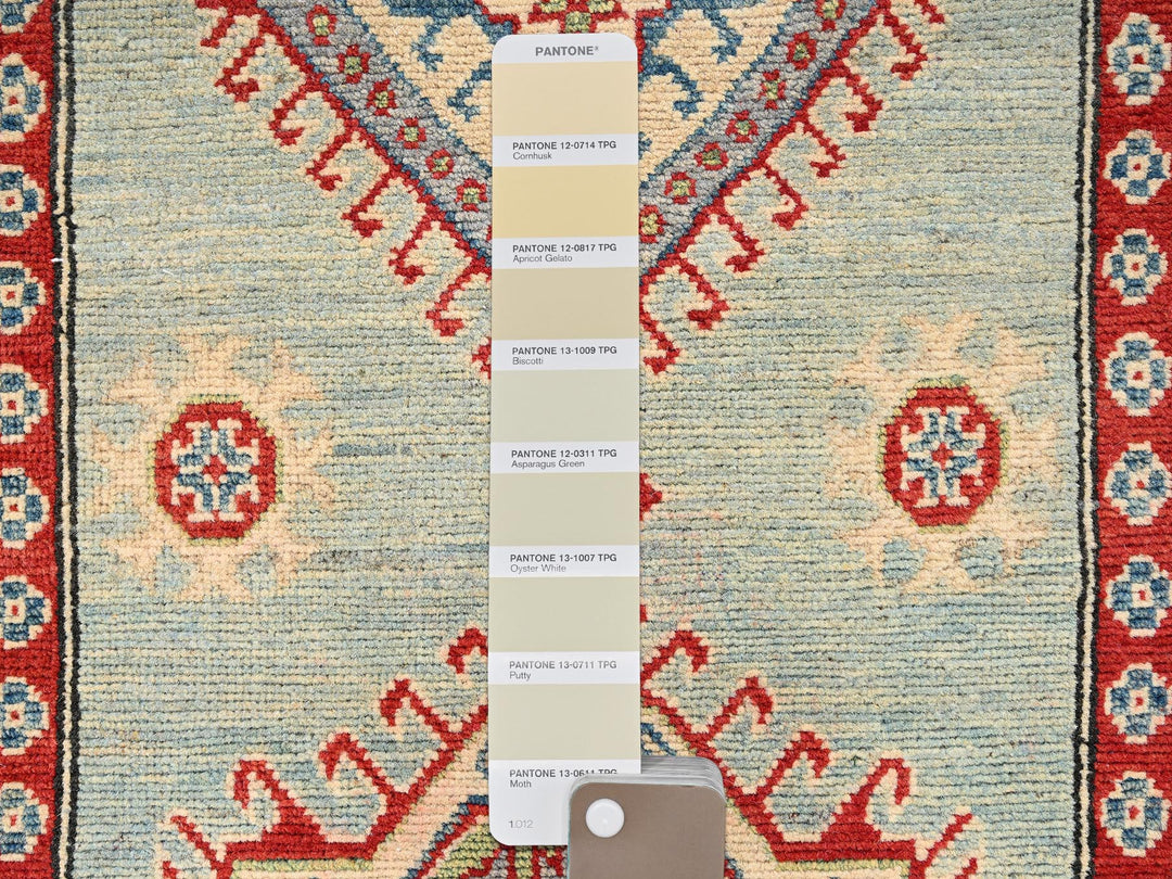 2'9" x 13'7" New Hand Knotted Ivory Wool Runner Oriental Rug - MOA1022029