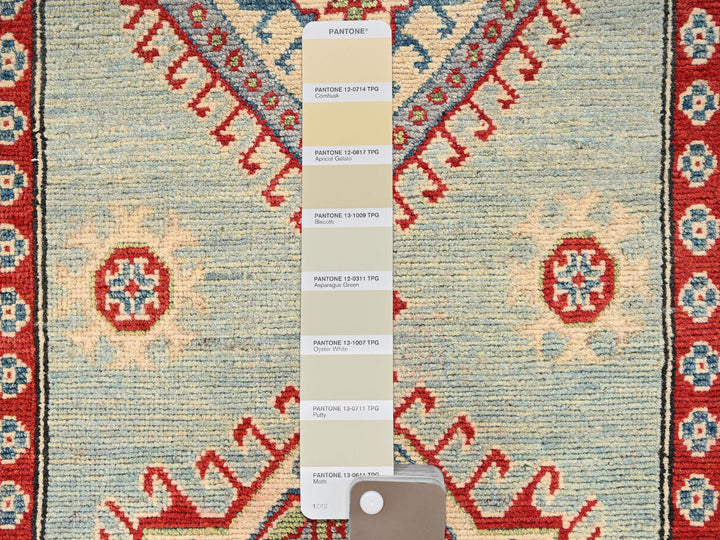 2'9" x 13'7" New Hand Knotted Ivory Wool Runner Oriental Rug - MOA1022029