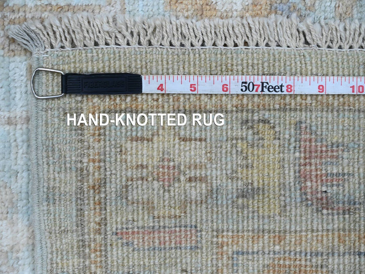 2'9" x 9'10" New Hand Knotted Blue Wool Runner Oriental Rug - MOA10220312