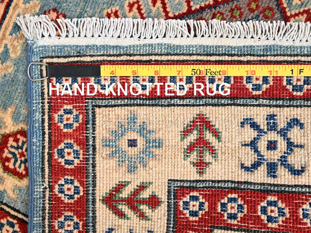 2'10" x 13'5" New Hand Knotted Blue Wool Runner Oriental Rug - MOA1022031