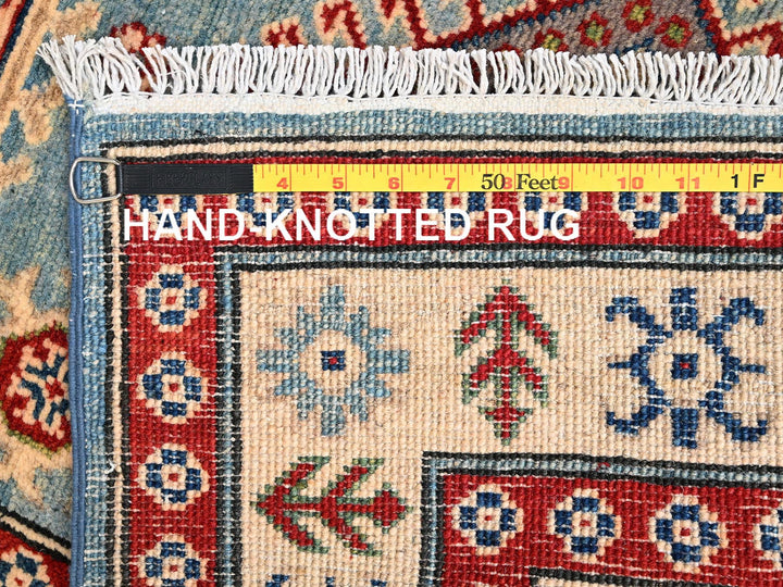 2'10" x 13'5" New Hand Knotted Blue Wool Runner Oriental Rug - MOA1022031