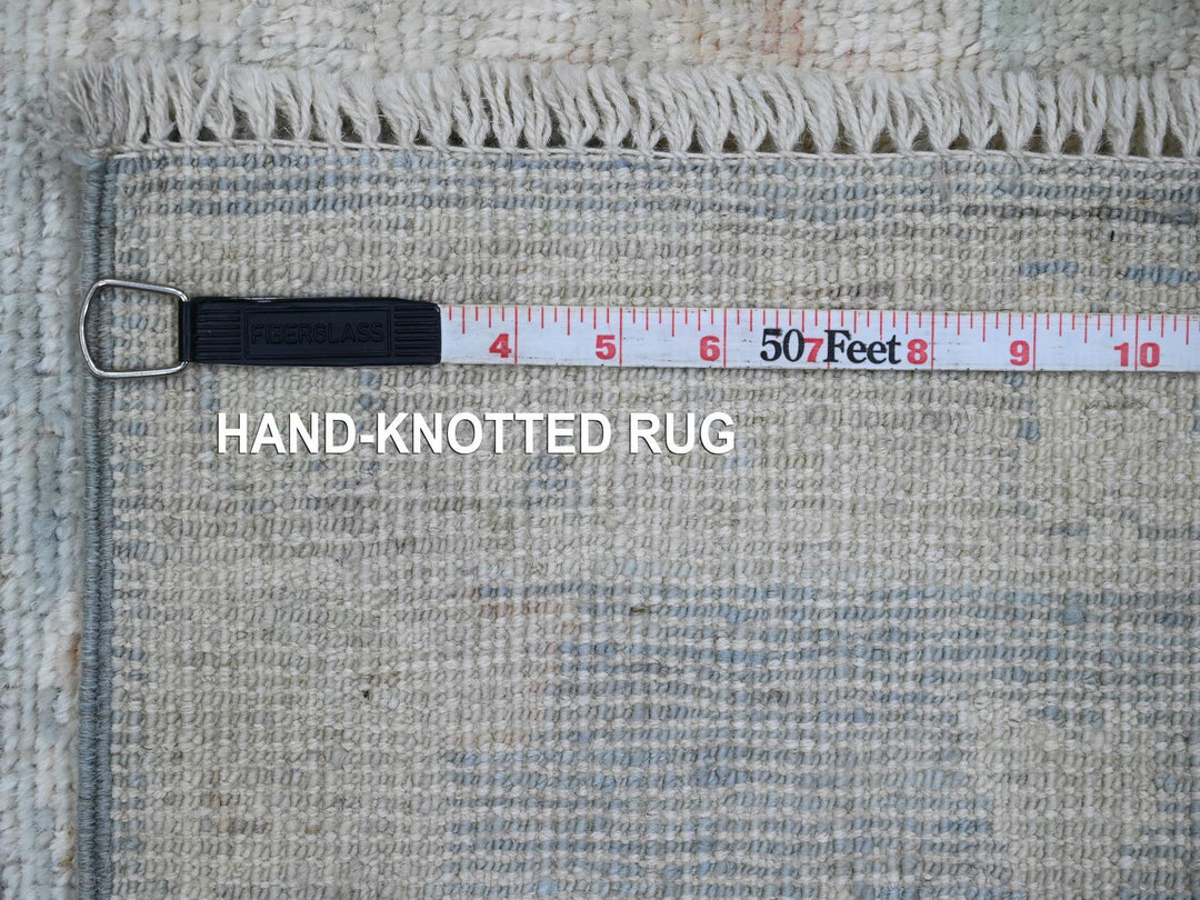 2'0" x 3'0" New Hand Knotted Grey Wool Rectangle Oriental Rug - MOA10220327